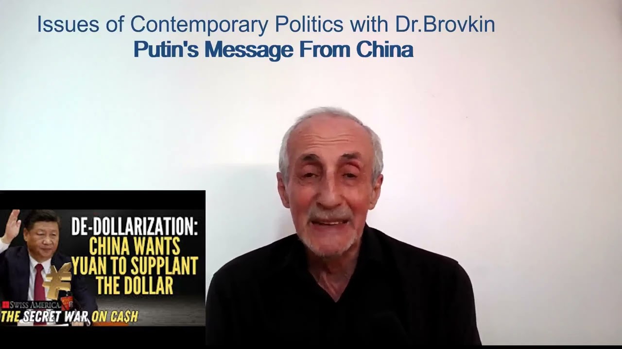 Putin's Message from China