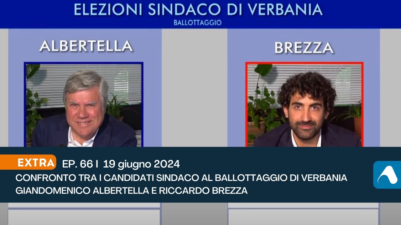19 giugno 2024 - Extra - Confronto tra i candidati sindaco al ballottaggio di Verbania
