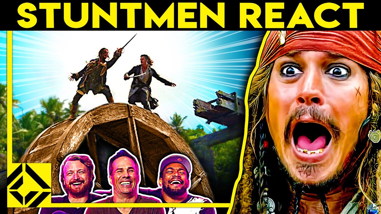 Stuntmen React to Bad & Great Hollywood Stunts 35