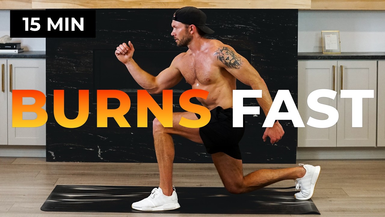 Killer HIIT CARDIO Workout | No Repeats, No Equipment Workout | Burn Lots of Calories in 15 Mins