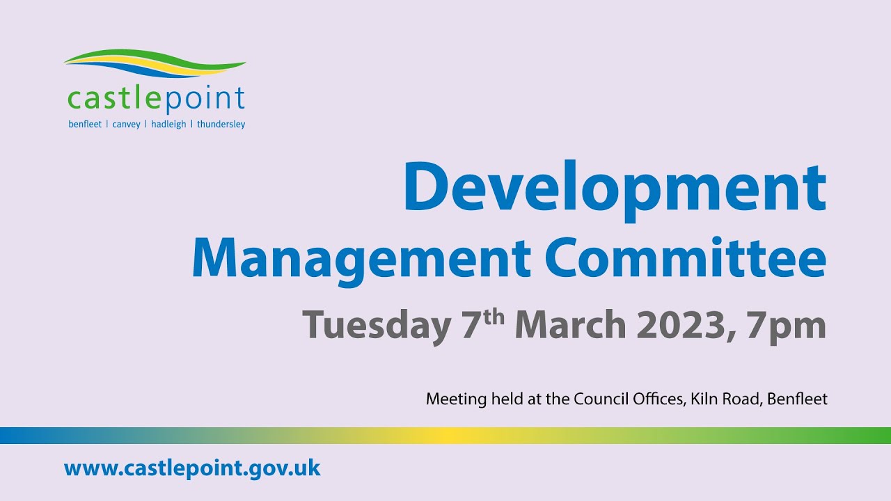 Development Management Committee - Tuesday 7th March 2023