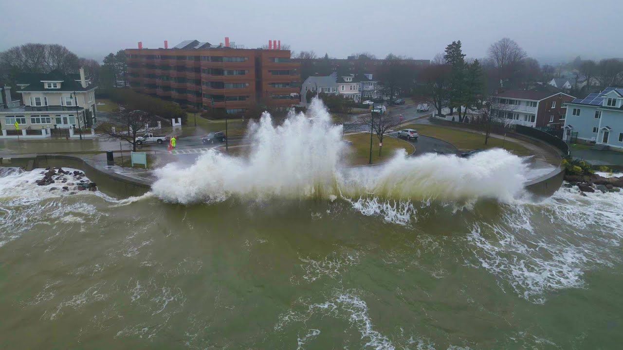 Winter Storm - Revere Massachusetts. #djimini4pro
