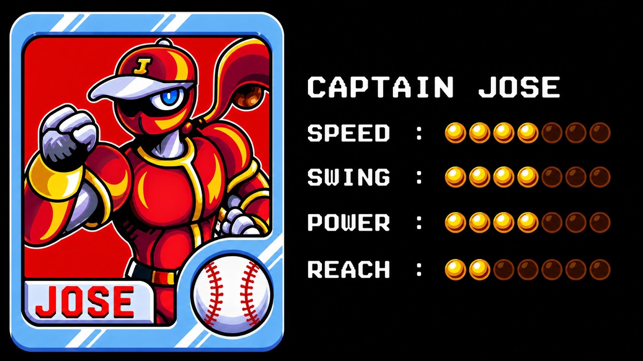 Ninja Baseball Bat-Man - Captain Jose - Full Longplay