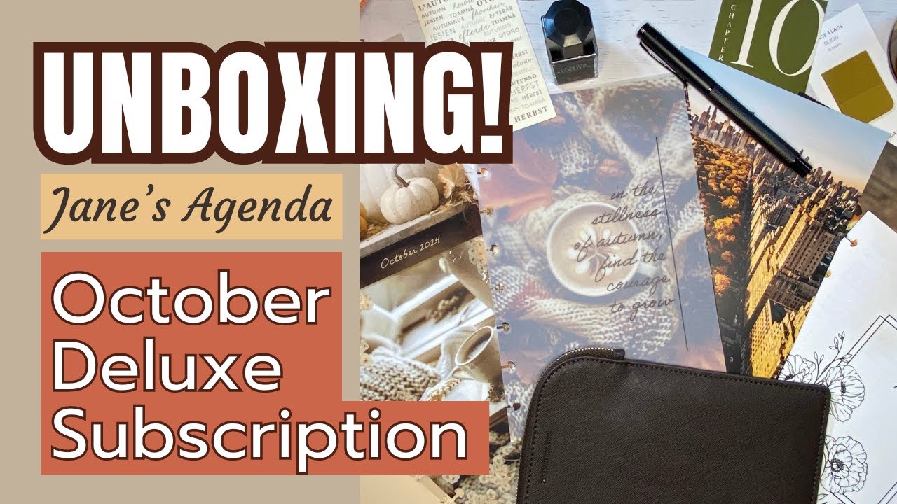 Jane's Agenda October Deluxe Subscription