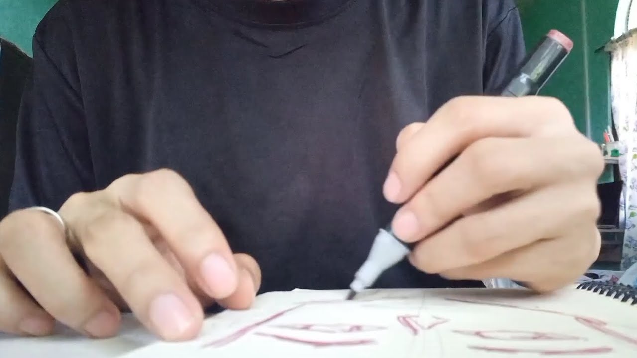 ASMR drawing you for 1 minute