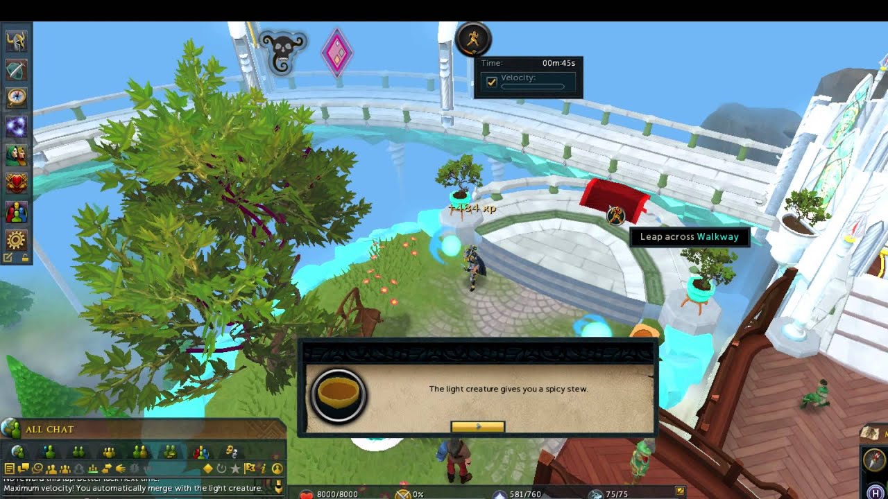 Runescape Nonsense: Kaiphas Runs the Hefin Agility Course