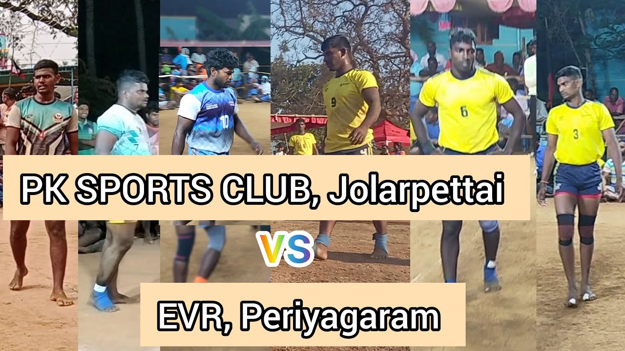 PQF|PK SPORTS CLUB, Jolarpettai vs EVR, Periyagaram|PK ஸ்போர்ட்ஸ் கிளப், ஜோலார்பேட்டை vs EVR,