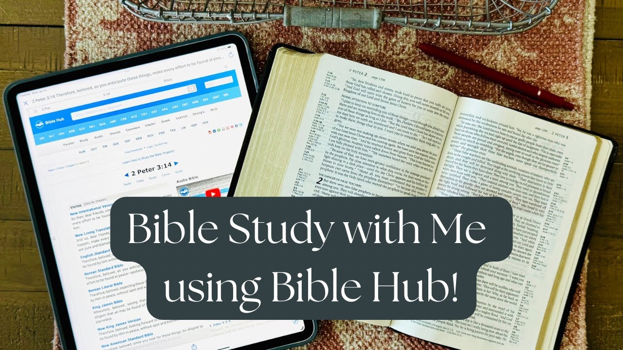 Bible Hub Walk Thru with one Verse! Verse Map 2 Peter 3:14