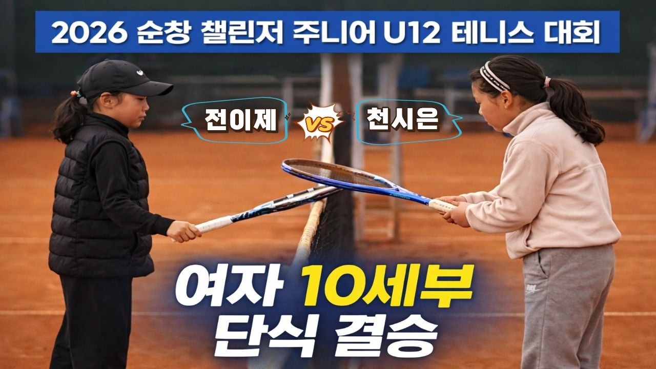 2026 순창 챌린저 주니어U 12 테니스 대회 여자 10세부 단식 결승
