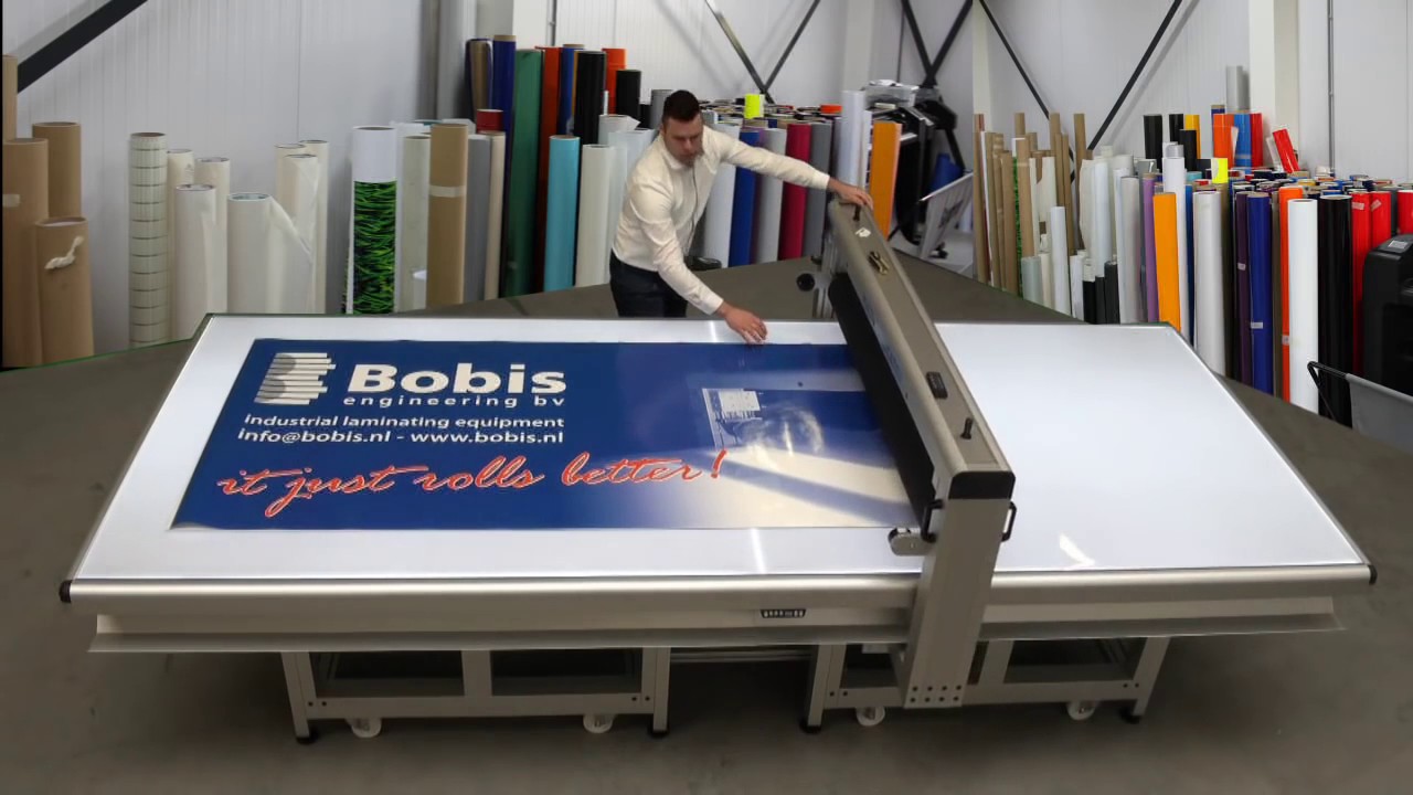 Bobis Multi Applicator - Flatbed Vinyl Mounting Applicator.