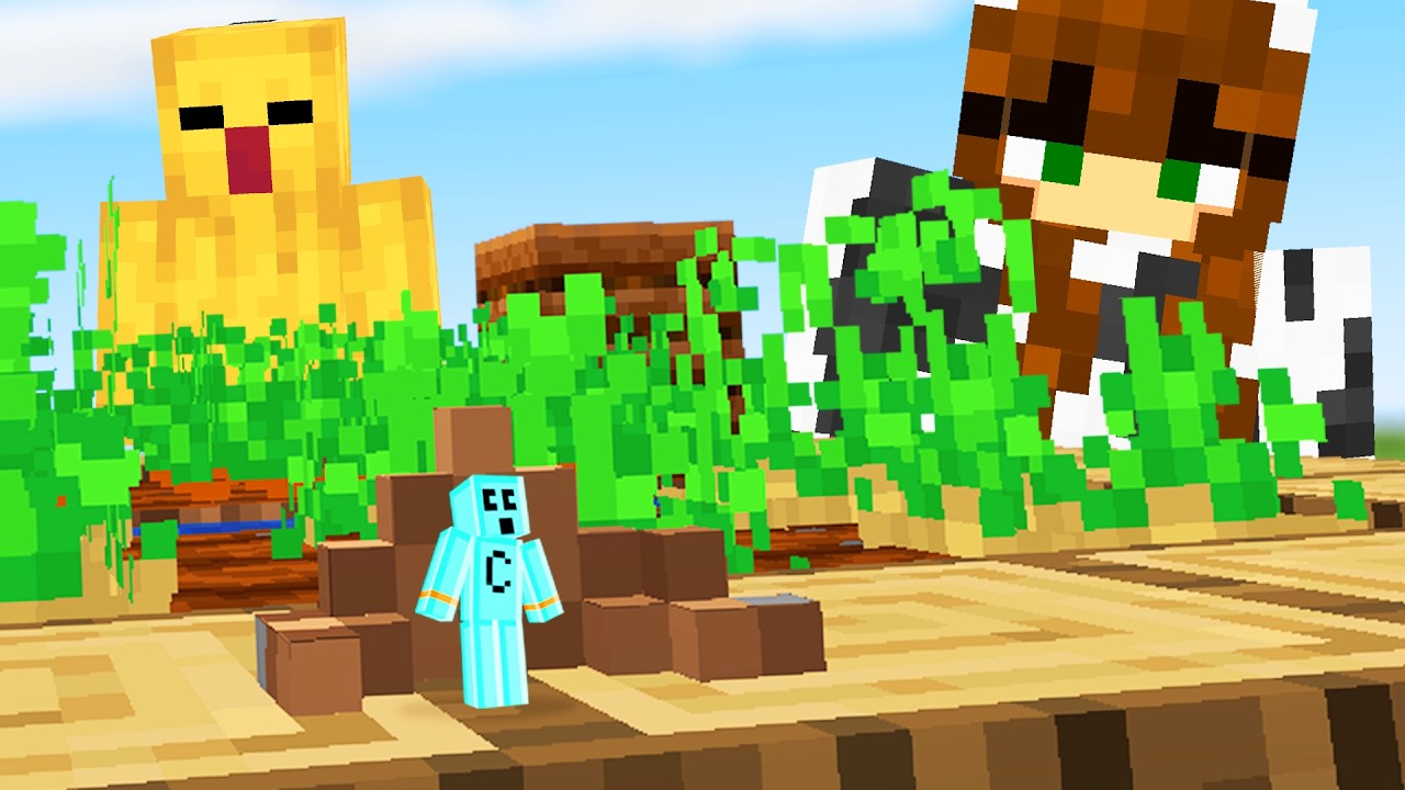 HIDING as Different SIZES in Minecraft