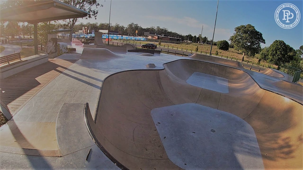 FIRST SKATE THE NEW LOGAN VILLAGE SKATEPARK! SKATEBOARDING. LOGAN. QUEENSLAND. AUSTRALIA. GOPRO.