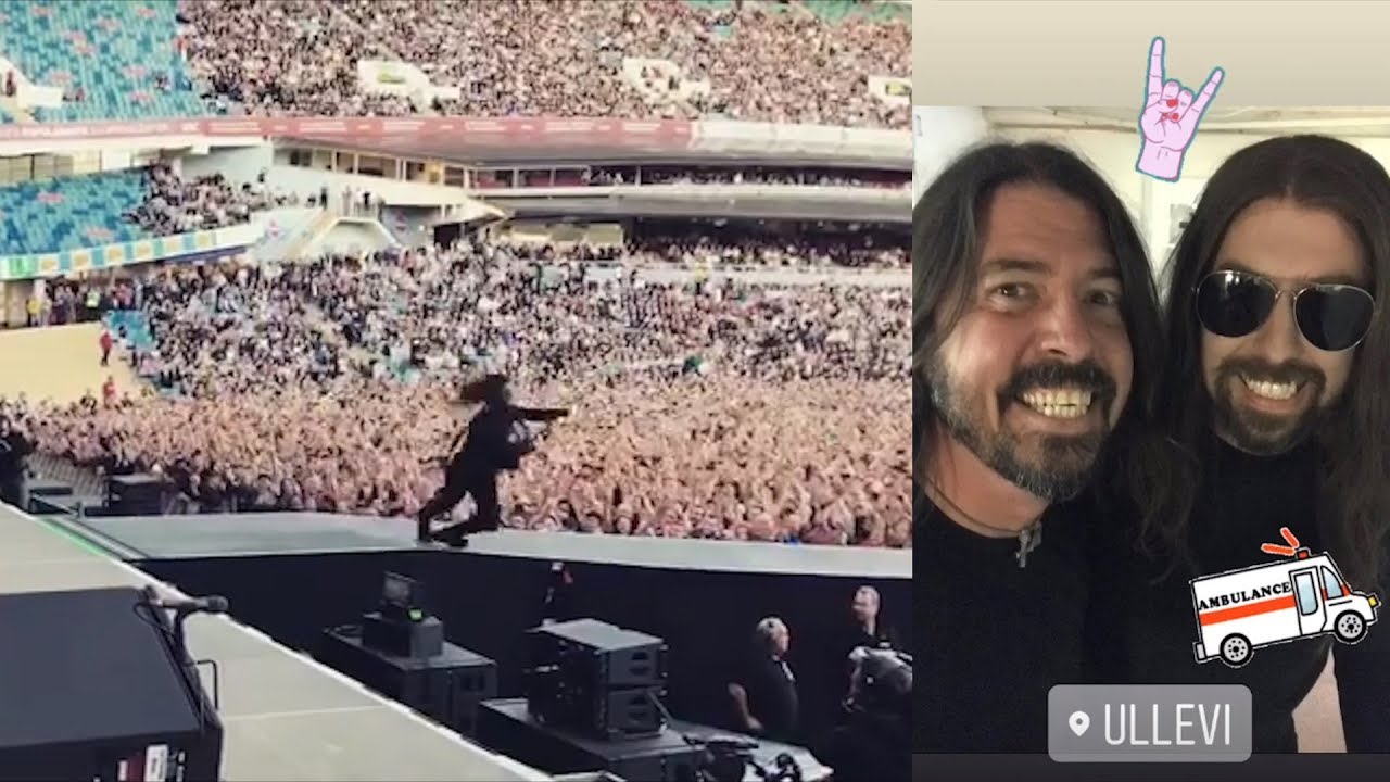 Watch Dave Grohl Trick Foo Fighter Fans By Faking Fall Onstage