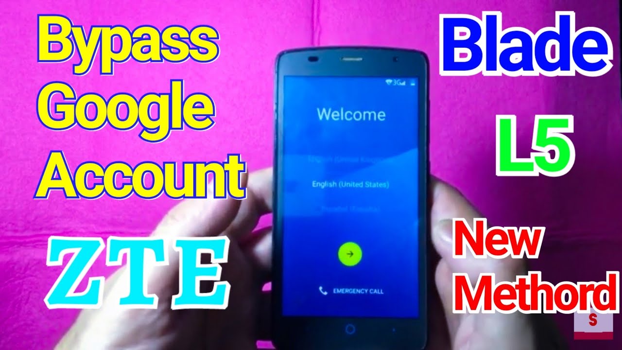 FRP ZTE Blade L5 New Methord  طريقة جديدة في تجاوز حساب جوجل