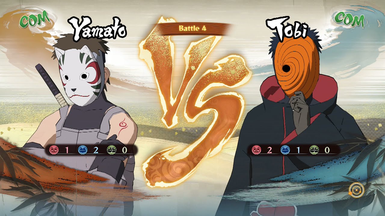 Naruto Shippuden: Ultimate Ninja Storm 4, Yamato (Anbu) VS Tobi!