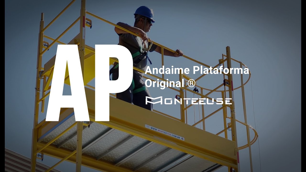 Andaime Plataforma MONTEEUSE - Montagem completa e com detalhes e opcionais!