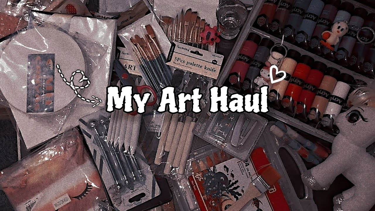 My Art Haul | Art Supplies | Unboxing | Ash.