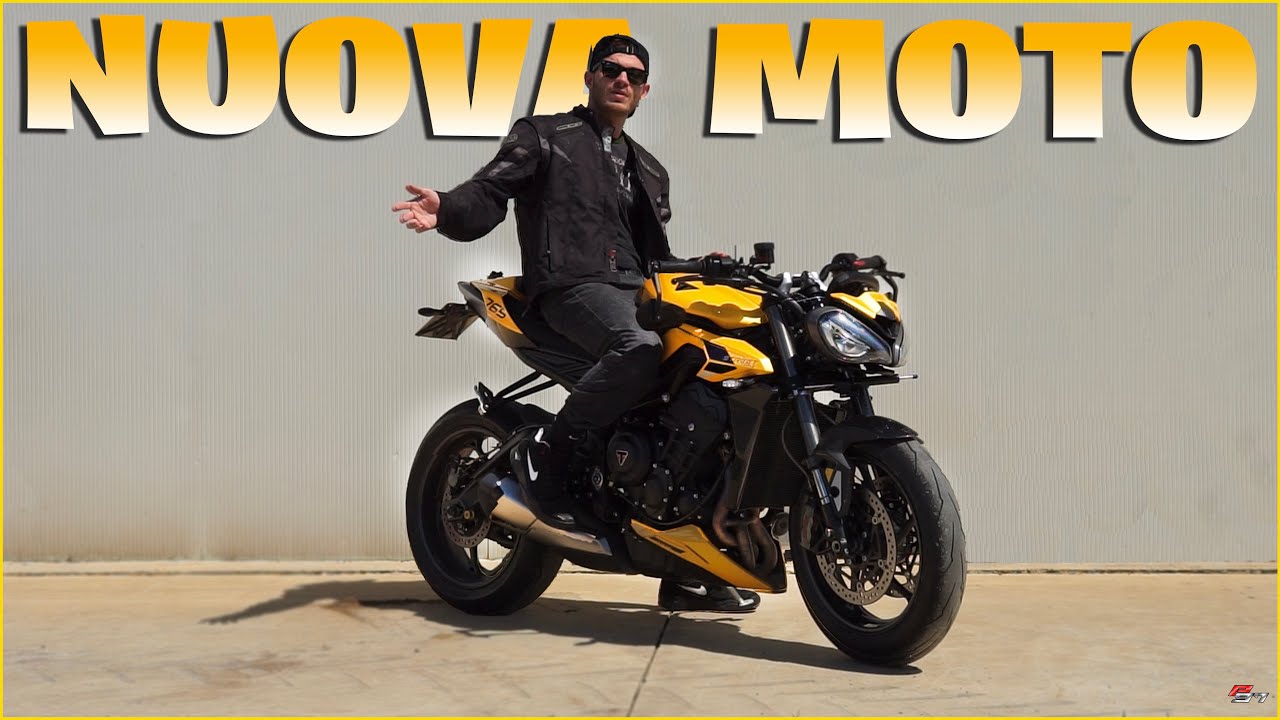 LA MIA NUOVA MOTO! Triumph Street triple 765 Rs💛