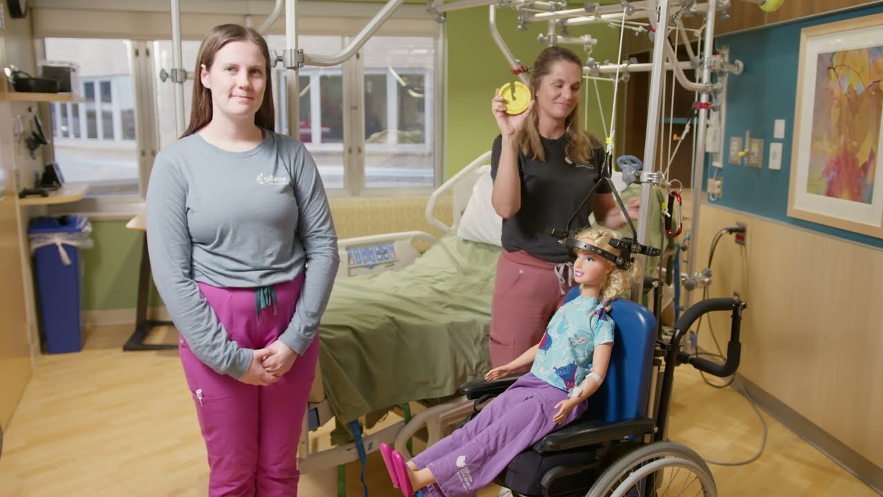 Adding Weight to Halo Traction | Gillette Children's Patient Education