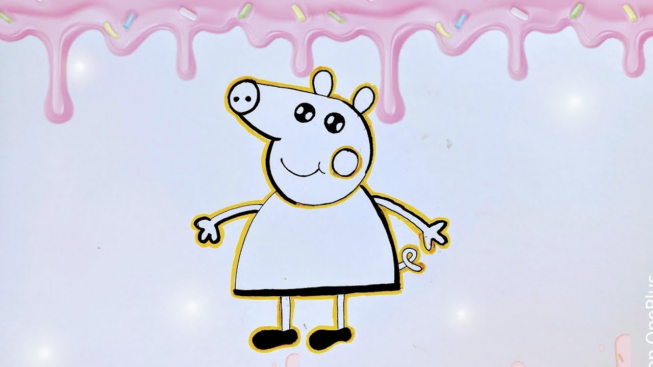 DRAW Your Own Peppa Pig Cartoon Character Now |