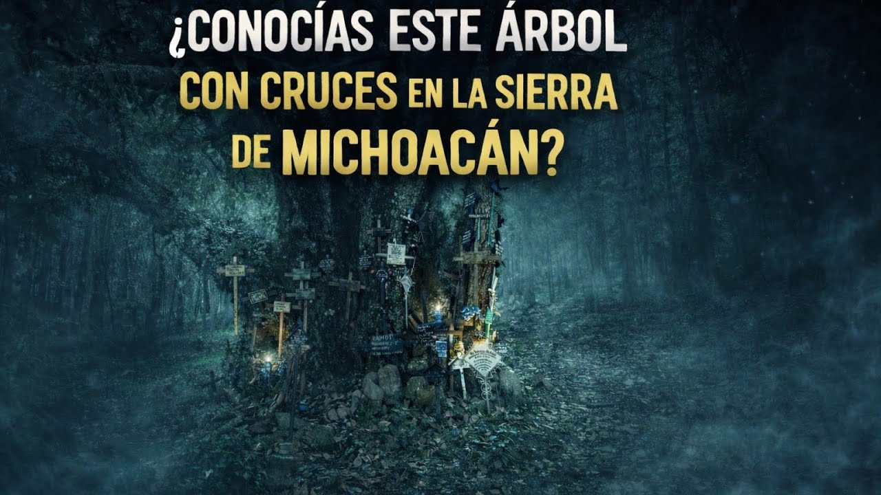 Lugares secretos en la sierra de michoacan | Encontramos el árbol de las cruces ✝️
