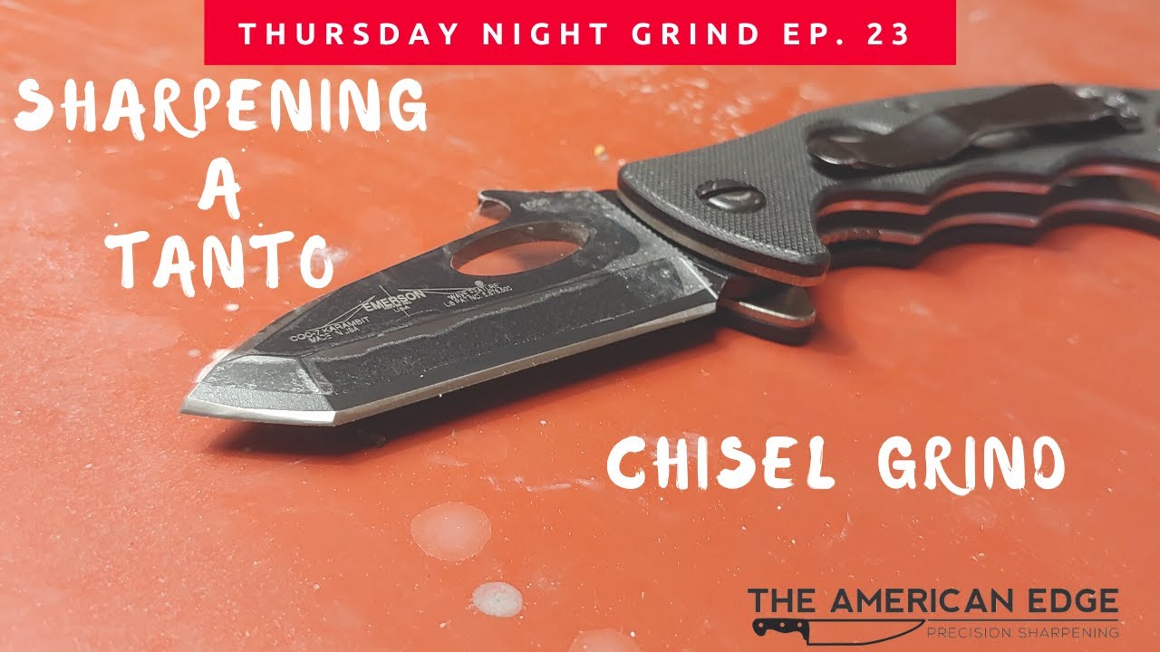 TNG Ep.23: Sharpening an Emerson Karambit Tanto with Chisel Grind