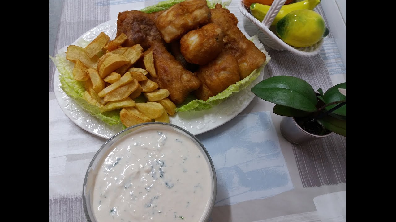 💦سمك و بطاطس إنجليزية على الطريقة العربية💦 فيش اند تشيبس