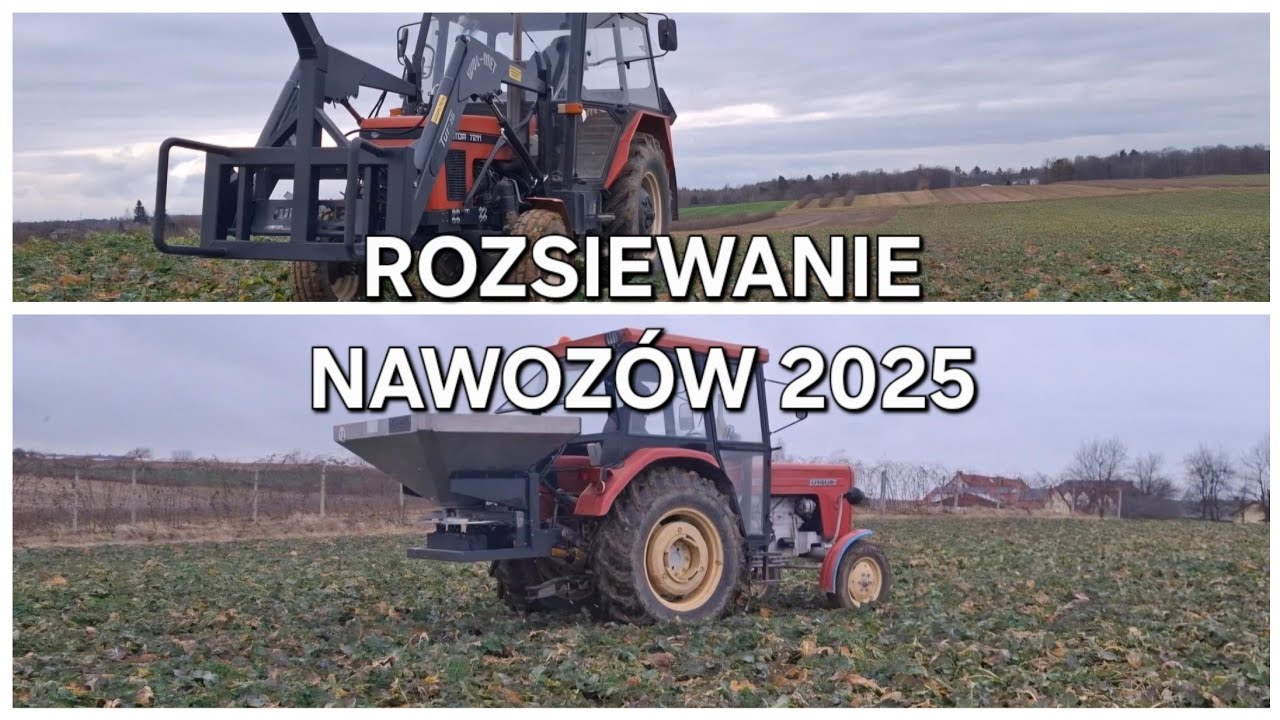 Rozsiewanie Nawozów 2025! Nawozy w lutym? Sezon rozpoczęty!