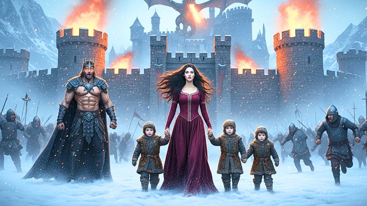 The Alpha King Rejected Her as Barren—9 Months Later She Returned with Triplets and a Dragon