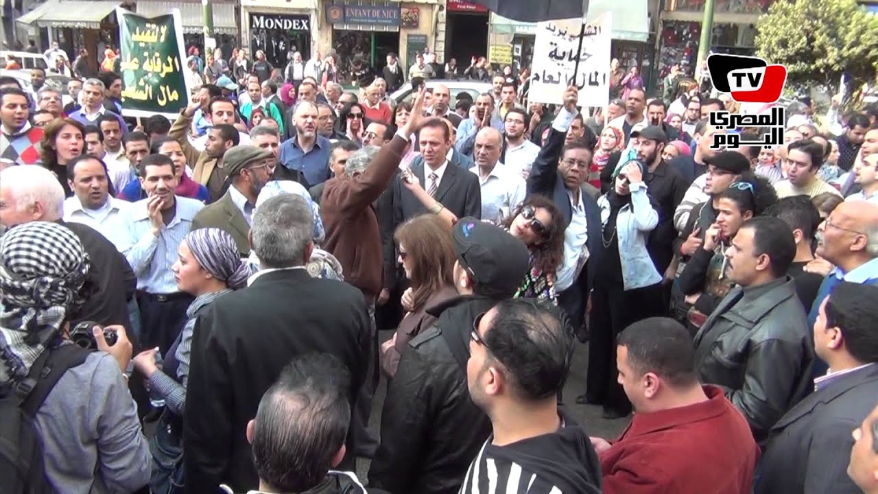 مسيرة للـ«الصحفيين» ضد الإعلان الدستوري