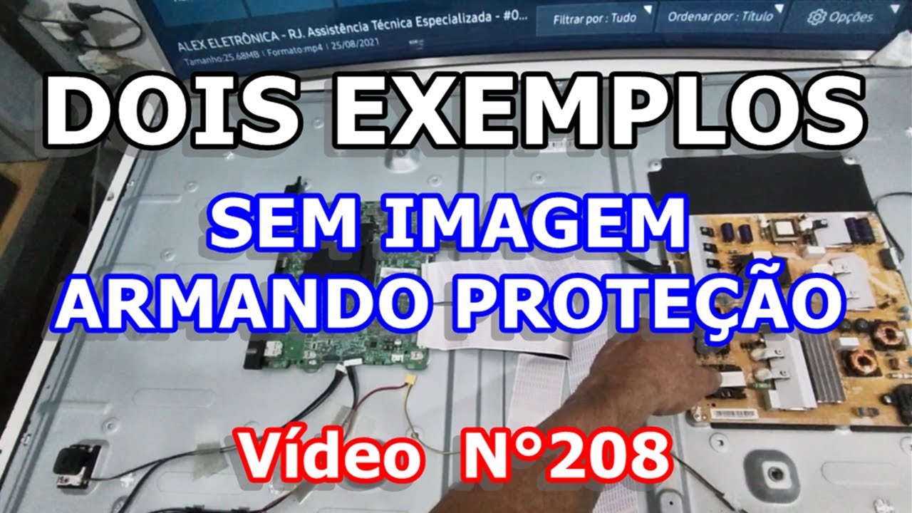 SAMSUNG CURVA UN49KU6500G E UN55MU6100 - ARMANDO PROTEÇÃO - Vídeo  N°208