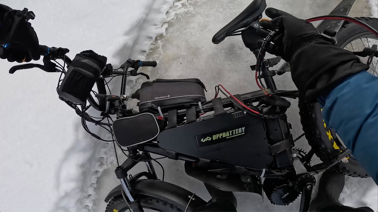 AWD Ebike Ride & Icy Snow Fun - BBSHD G62 G60 Bafang