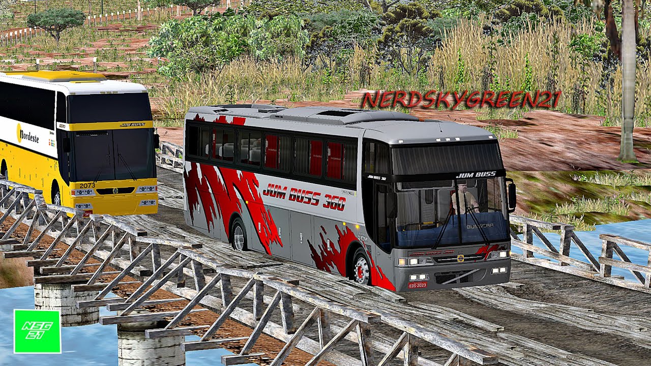 [OMSI 2] SUPER LANÇAMENTO Busscar Jumbuss 360 VOLVO B10M by EDSONV12 +G27/ ESTRADA PRECÁRIA
