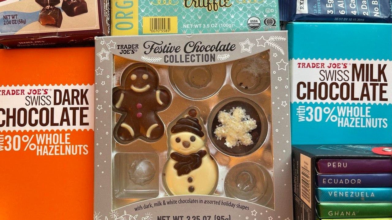 Открываю посылку из Америки: 2 кг шоколада из Trader Joe’s