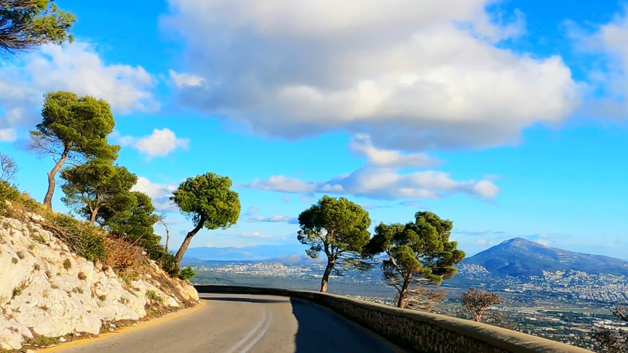 📍 Mount Parnitha 🇬🇷 | Driving in Grecee [ 4K ]