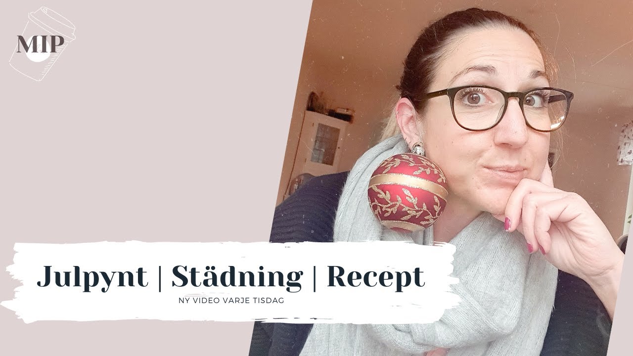 JULPYNT med julmusik | Recept | Städning