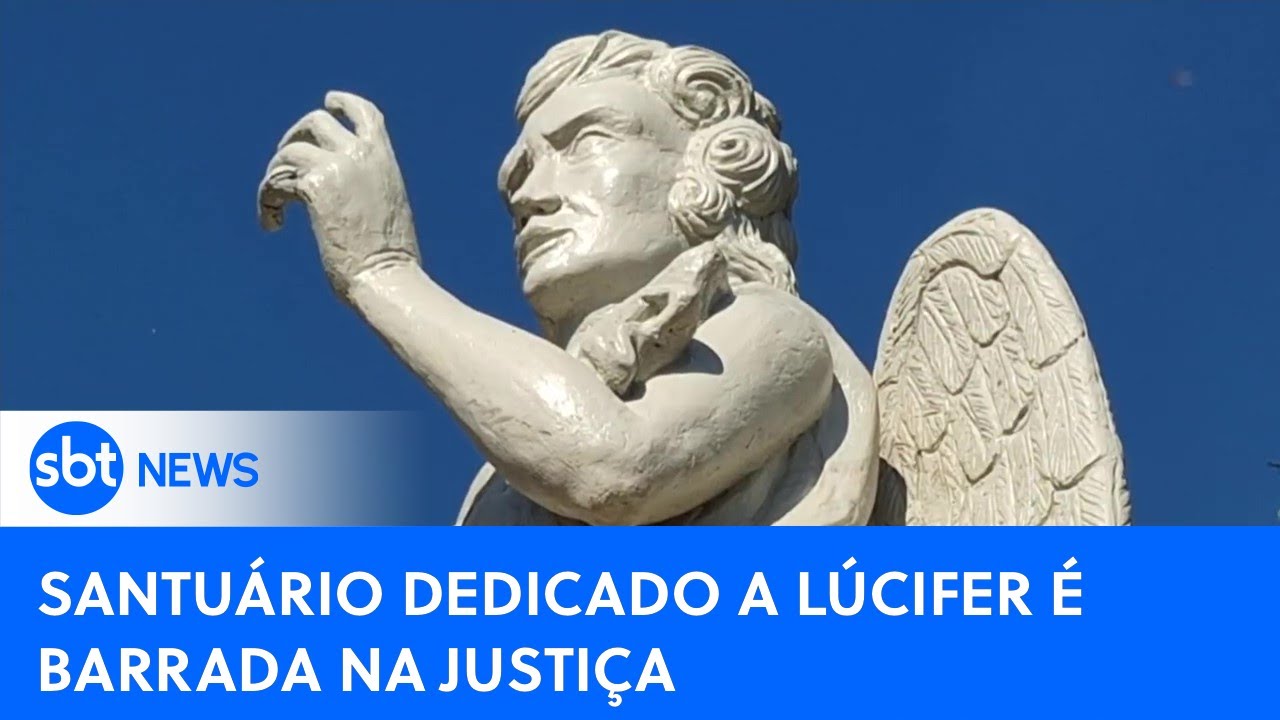 Inauguração de santuário a Lúcifer barrada pela justiça | #SBTNewsnaTV (15/08/24)