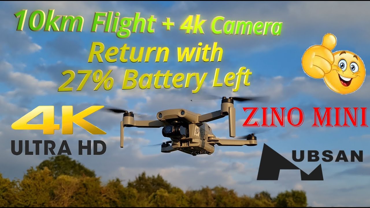 Better Than DJI Mini 2? New Hubsan Zino Mini Pro Drone is Best, 10km Range Test Flight Return 4k UHD