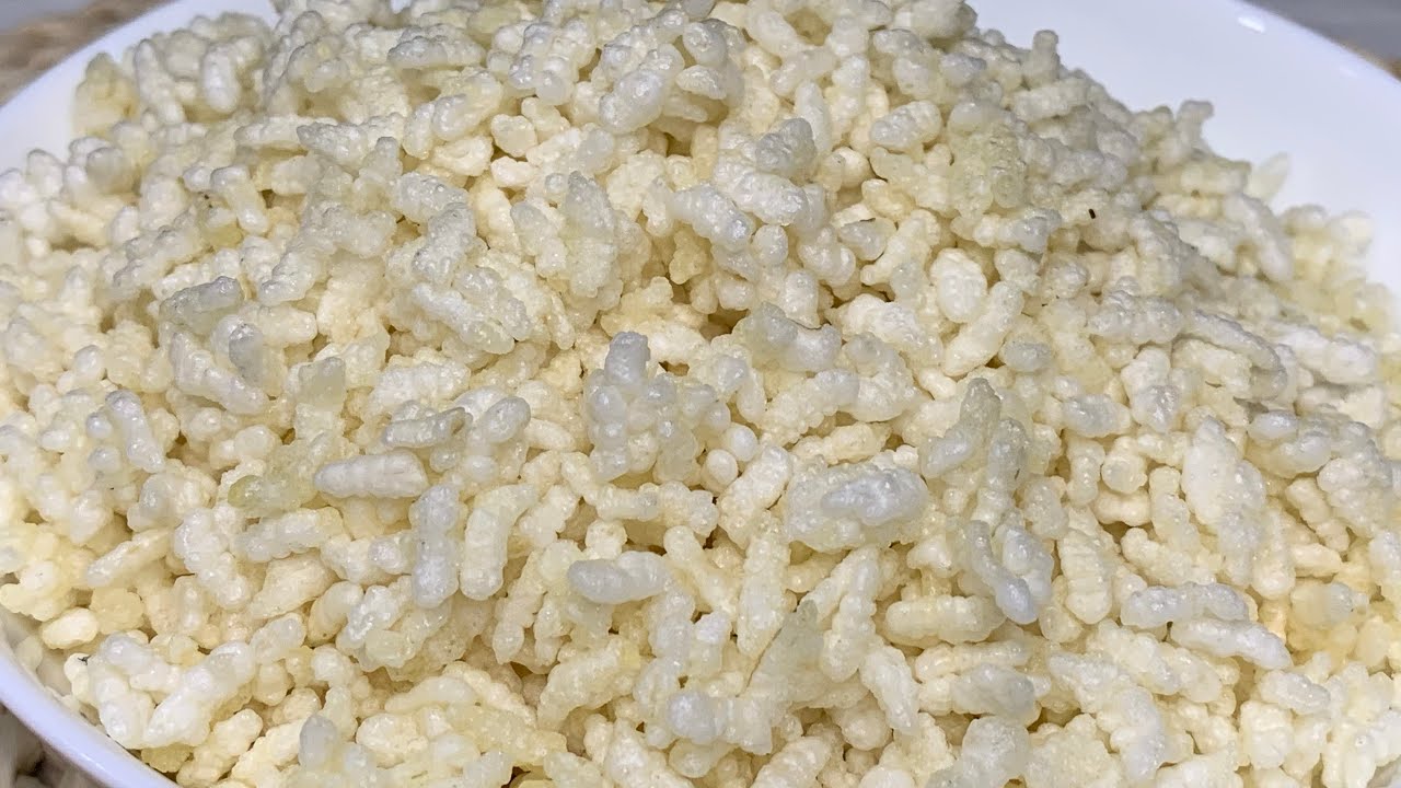 وصفه ولا اروع للارز المنفوش بطريقه جداً جداً بسيطه Puffed rice