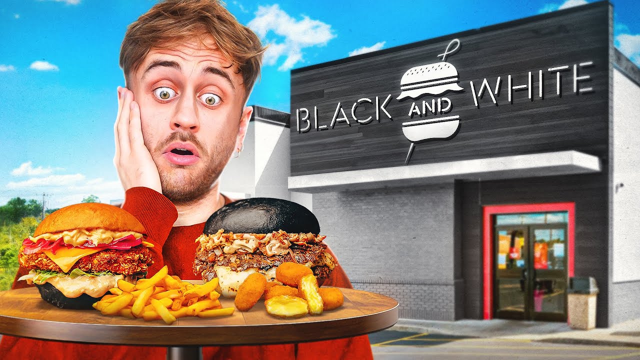 Je teste les BURGERS de IBRATV 🤔 (Black & White Burger)