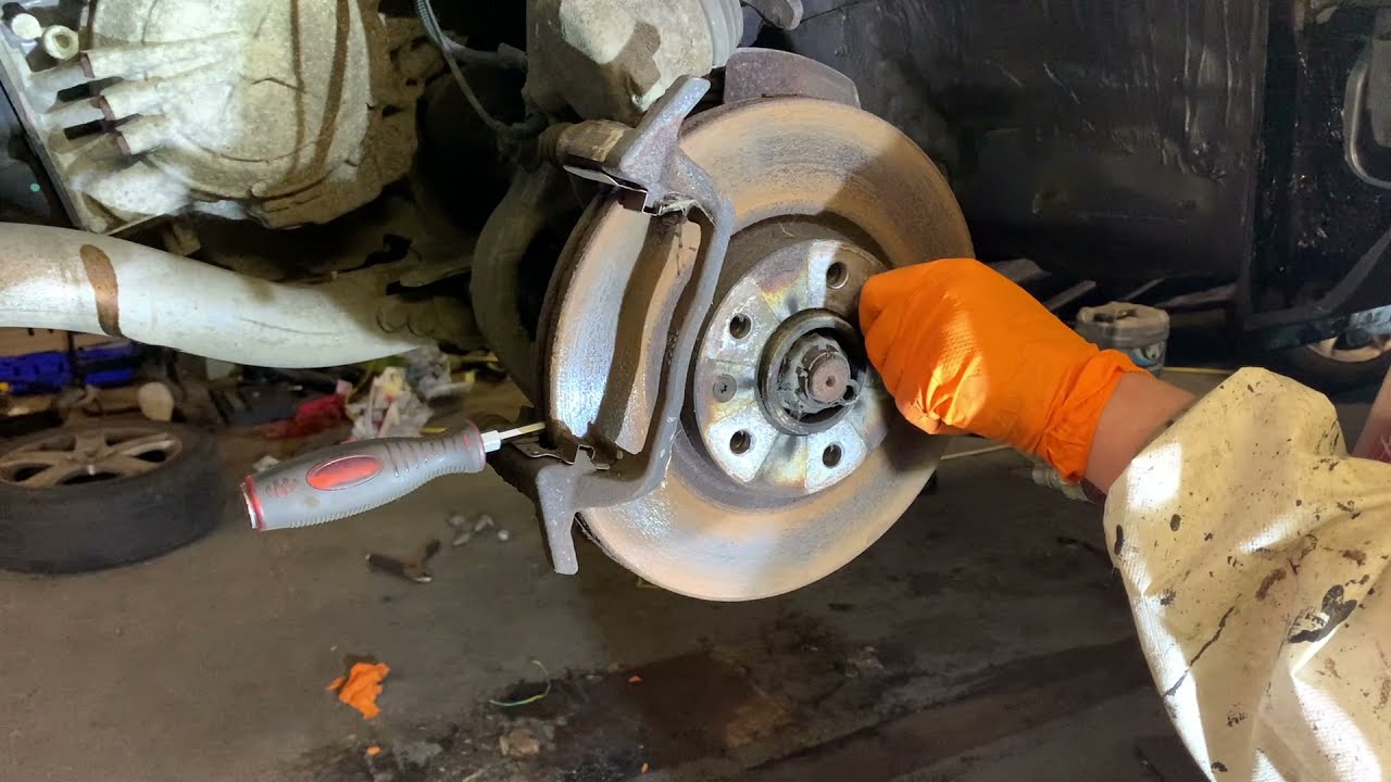 Peugeot 407 front disks and pads replacement
