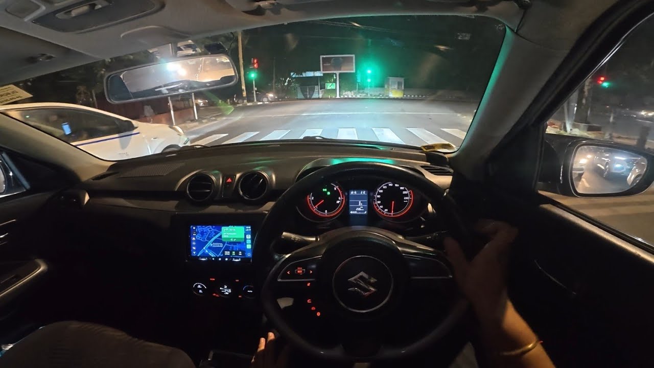 The Diesel Melody - Cruising through Delhi's Busy roads in my Maruti Swift ZDi AMT | ASMR 4K POV