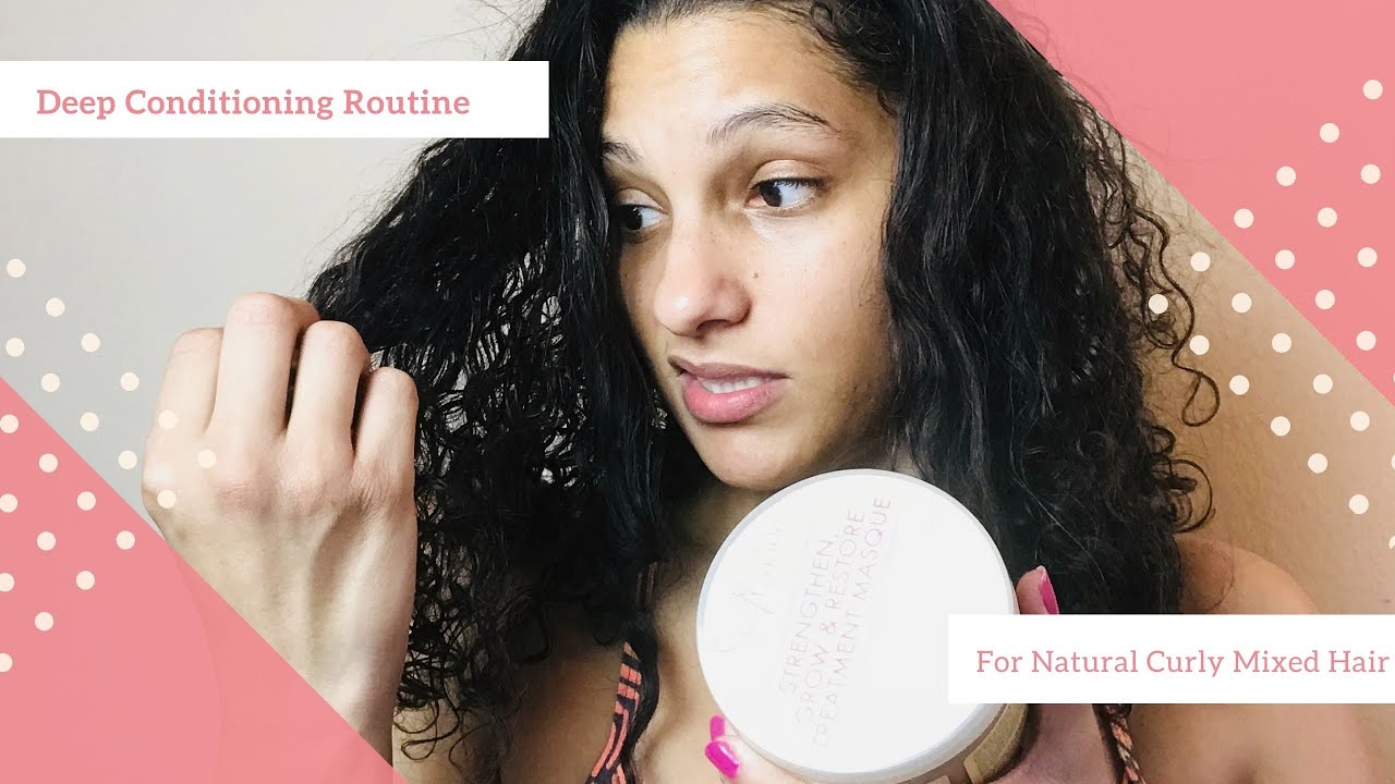Curly Hair Deep Conditioning Routine| No Heat