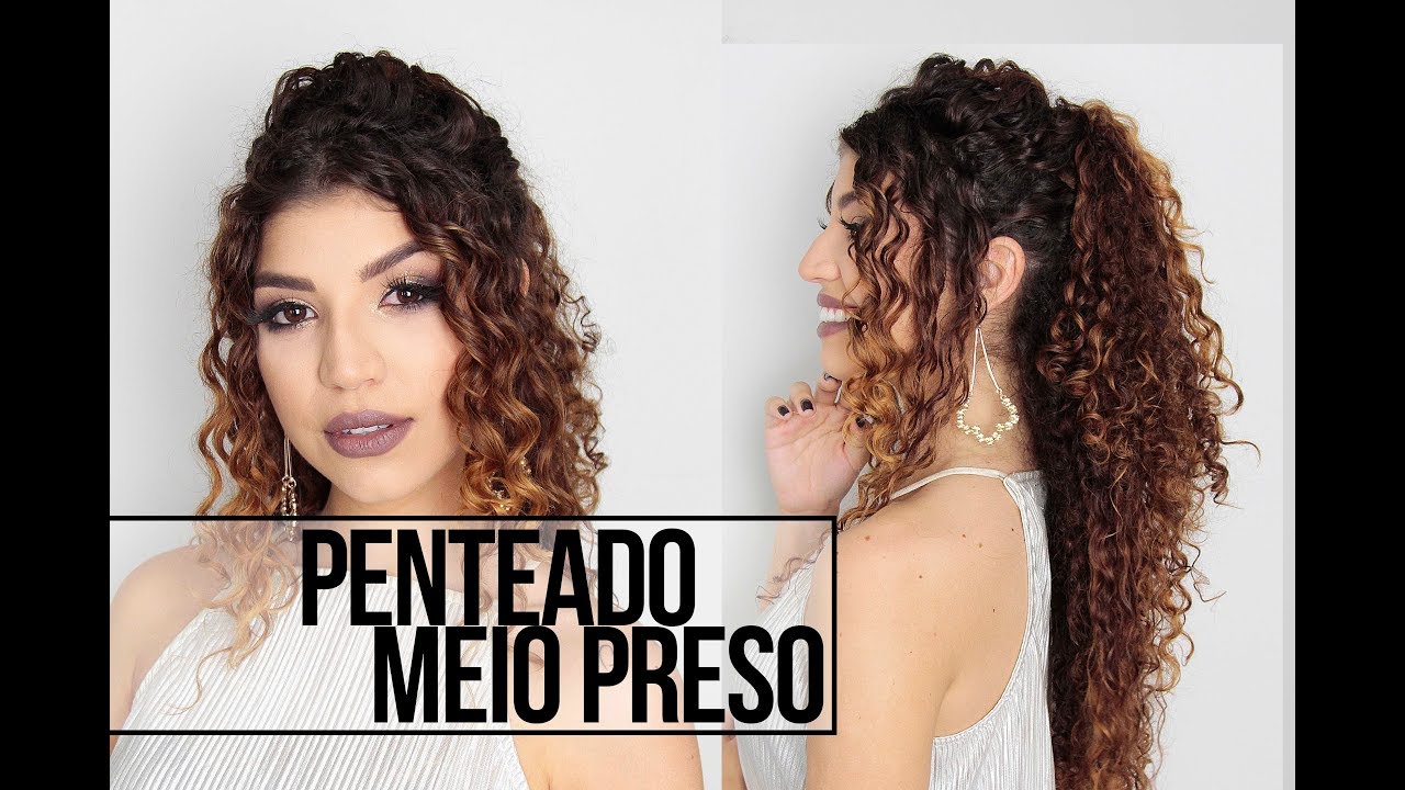 PENTEADO FORMATURA/FESTA para CABELO CACHEADO | Jessica Melo