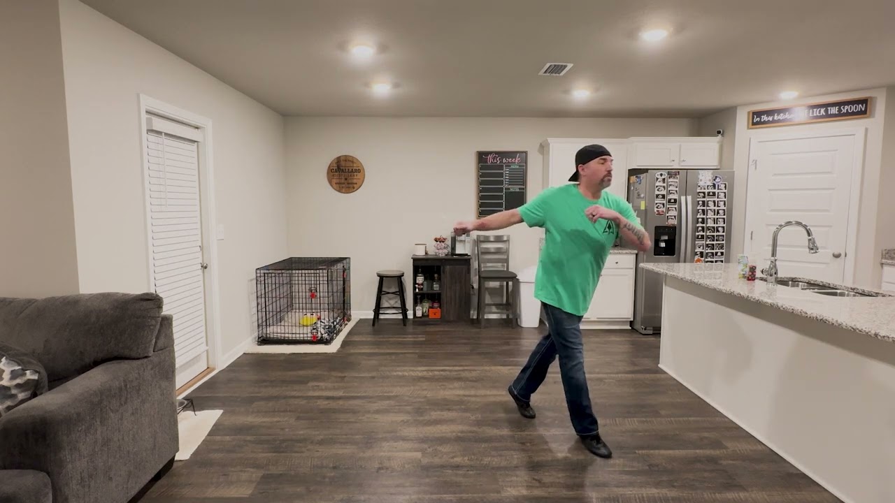 Hard Fought line dance demo TEASER
