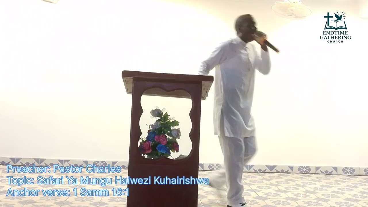 Safari Ya Mungu Haiwezi Kuhairishwa || Second service Preaching || Pastor Charles 