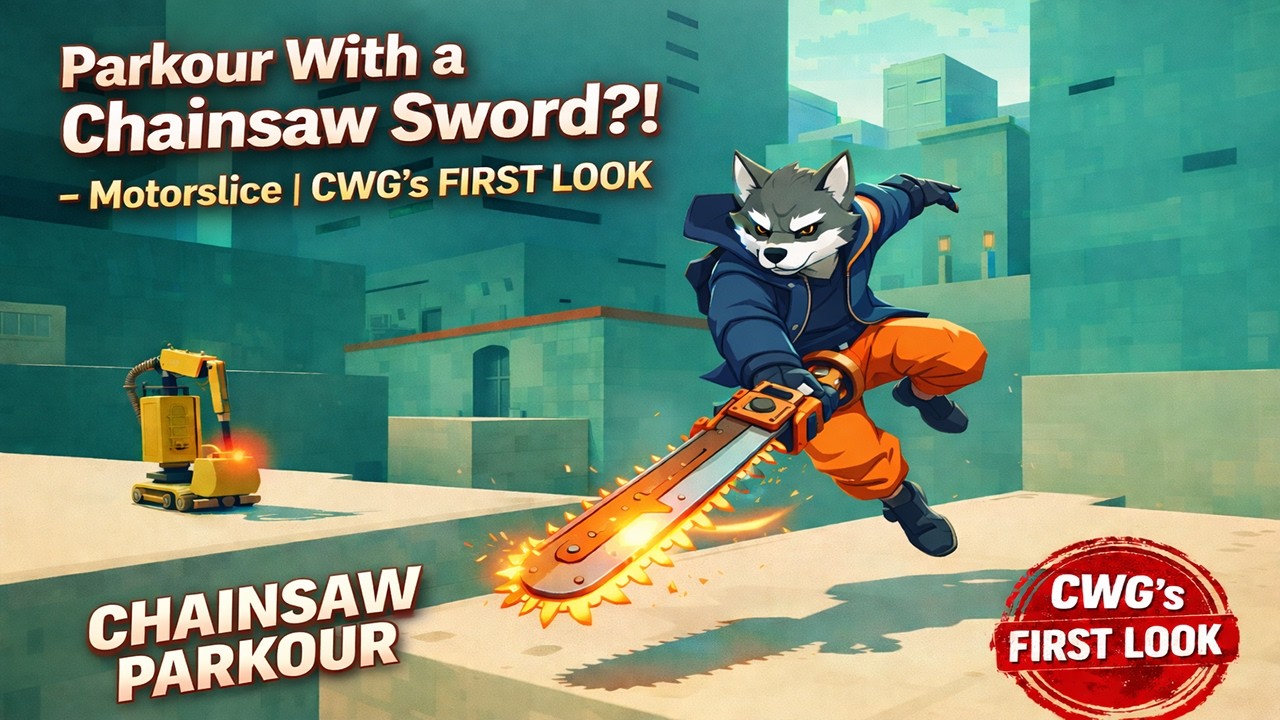 Parkour With A Chainsaw Sword - MOTORSLICE Demo CWG's First Look