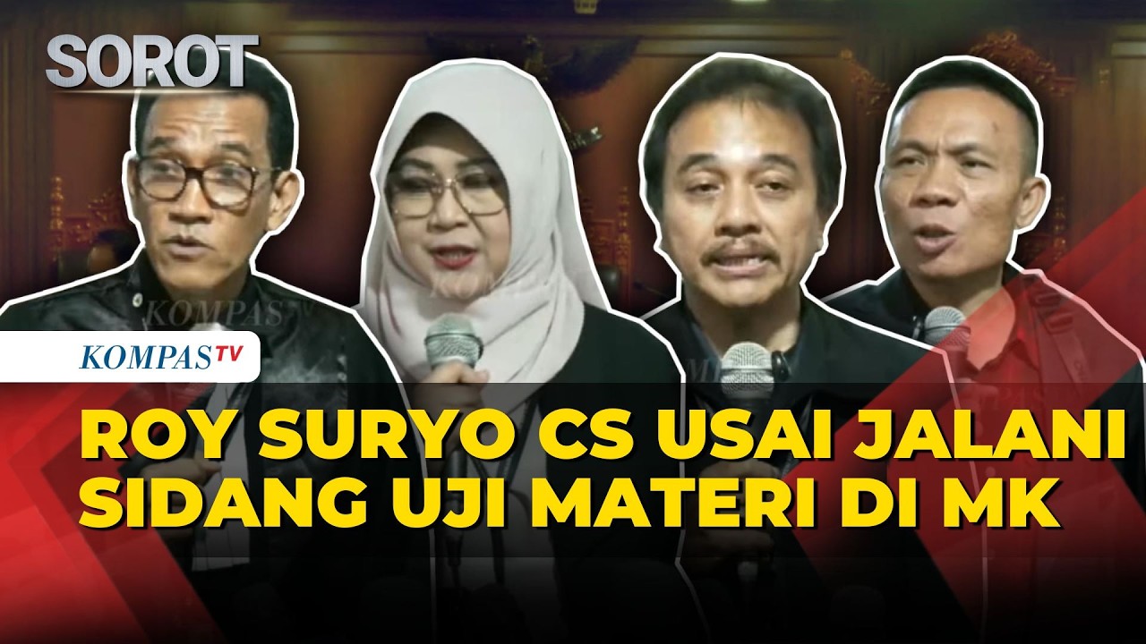 [FULL] Kubu Roy Suryo Cs Usai Jalani Sidang Uji Materi Gugatan Kasus Ijazah Jokowi di MK