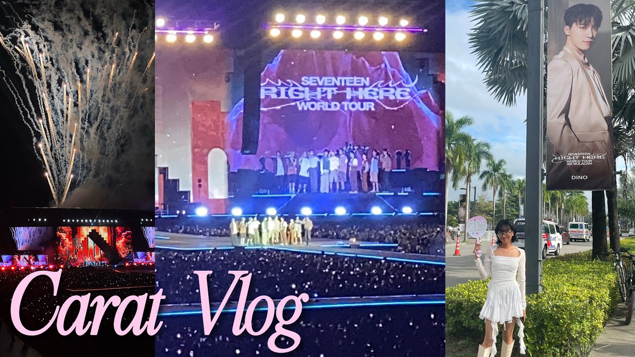 carat vlog 💎: seventeen right here in bulacan day 1 ☁️🏟️