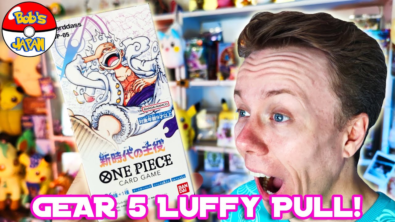 Gear 5 Luffy Pull! Opening up more One Piece Cards - OP5!